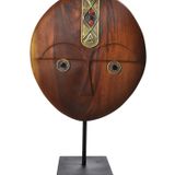 Sculptures, statuettes and miniatures - sculptures Szendy Stephane Masque Sculpture - SZENDY STEPHANE