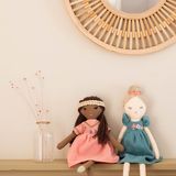 Soft toy - LOLA AND HELENA DOLL - AMADEUS LES PETITS