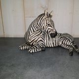 Pièces uniques - Zèbre: sculpture céramique Raku. - ANNE DE SAUVEBOEUF CERAMISTE