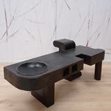Objets de décoration - console, table basse "Rustique". - THIERRY LAUDREN