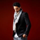 Foulards et écharpes - ÉCHARPE HOMME À CARREAUX POLPERRO LAINE - AV08 PARIS