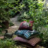 Fabric cushions - Asie central cushions - LE MONDE SAUVAGE BEATRICE LAVAL