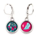 Bijoux - Earrings Les Minis Attrape-rêves / Plume - LES MINIS D'EMILIE