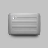 Petite maroquinerie - PORTE CARTES - Stone Grey- SMART CASE V2 - ÖGON DESIGN
