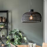 Hanging lights - Maze lamp natural & black - RAW MATERIALS