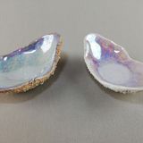 Christmas table settings - IRIDESCENT OYSTER - MALIFANCE