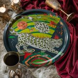 Table mat - Snow Leopard / Forest - Tray - Tablemat - coaster - JAMIDA OF SWEDEN