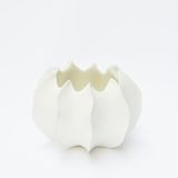Objets design - Vase VAYA II en biscuit de porcleaine D=10cm H=6,5cm. - YLVAYA DESIGN
