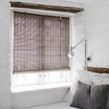 Curtains and window coverings - Grey stained bamboo roller blind - COLOR & CO