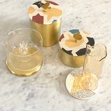 Storage boxes - Small Tiled Brass Box With A Pomegranate Handle - ASMA'S CRAFTS