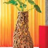 Sculptures, statuettes et miniatures - Jardinière en bois flotté et sculpture végétale CEBU HOMECRAFT - DESIGN COMMUNE