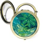 Miroirs - Pocket miror antique bronze Les Parisiennes Jungle - LES JOLIES D'EMILIE