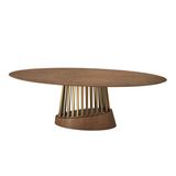 Tables Salle à Manger - Table de salle à manger « Soleil Elipse - ZAGAS FURNITURE