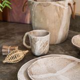 Assiettes au quotidien - Vaisselle Etna Beige - ATHEZZA