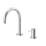 Lavabos - Plug | Mitigeur de lavabo à poser 2 trous, bec 165mm, avec vidage poussoir - RVB