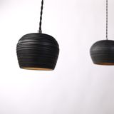 Hanging lights - Wasa raku smoked scarified - NEXEL