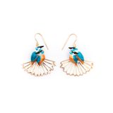 Jewelry - Birds on a fan earrings - NACH