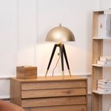 Table lamps - Art Deco style table lamp gilded black metal - AOSOM BUSINESS