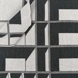 Throw blankets - Jacquard knitted blanket - BLOCK WINDOW #10 - KVP - TEXTILE DESIGN