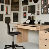 Chaises - RBM Noor Fauteuil de bureau - noir/gris - ETHNICRAFT