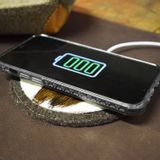 Autres objets connectés - Chargeur induction de téléphone Feutre de Laine et Vache ou Cuir - L'ATELIER DES TANNERIES