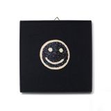 Cadeaux - Broche noire fabriquée à la main avec un smiley - HELLEN VAN BERKEL HEARTMADE PRINTS