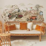 Children's decorative items - Dekornik Vintage Factory/Industrial Evolution Wallsticker. - DEKORNIK