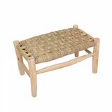Benches - Moroccan bench in doum and eucalyptus wood - L'ATELIER DES CREATEURS