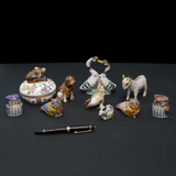 Sculptures, statuettes and miniatures - Small animals in cloisonné enamels - TRESORIENT