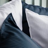 Linge de lit - Grand Hôtel Bleu Nuit - Parure de lit Satin de coton - ESSIX