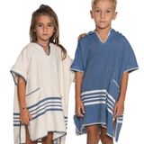 Children's bathtime - KIDS SULTAN PANCHO COTTON HANDWOVEN - LALAY