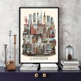 Children's decorative items - London poster - MARTIN SCHWARTZ