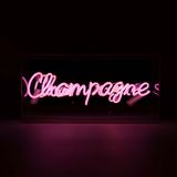 Lampes de bureau - NÉON EN VERRE « CHAMPAGNE » - LOCOMOCEAN