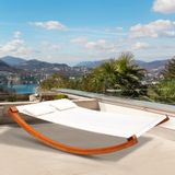 Deck chairs - 2-seater rocking design sun lounger - AOSOM BUSINESS