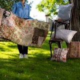 Fabric cushions - Stuffing covers - ROSE VELOURS