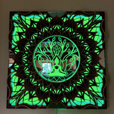 Other smart objects - LED Mandala Buddha Tree of Life Decor. - BHDECOR