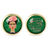 Bijoux - Boucles d'oreilles Queen Size acier chirurgical inoxydable Or - Frida - LES JOLIES D'EMILIE
