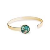 Bijoux - Thin bangle fully gilded with fine gold Les Parisiennes Douanier Rousseau - LES JOLIES D'EMILIE