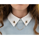 Jewelry - Collar Pin Swallow, Collar Pin Dog, Collar Pin Radio - PARTYDECO