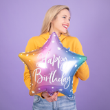 Decorative objects - Foil balloon Happy Birthday, - PARTYDECO