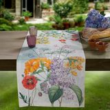Table cloths - "Spring" Linen Table Runner - NAPKING BY BELLAVIA
