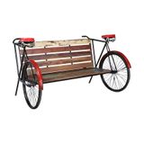 Design objects - Bicycle Bench Wood and Metal Recycled - GRAND DÉCOR