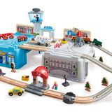 Jouets enfants - Coffret de train grande métropole 2 en 1 - TOYNAMICS HAPE NEBULOUS STARS
