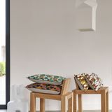 Fabric cushions - SATIN CUHSION FASCINATION 16" X 24" cm - MAISON CASAMANCE