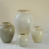 Vases - Série de vases, émaux cristallisés - CHRISTIANE PERROCHON