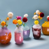 Design objects - Recovered vase, medium size, mint and red - DAVID VALNER STUDIO