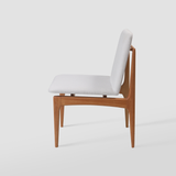 Deck chairs - "OSCAR" MINIMALIST CHAIR IN SOLID WOOD - ALESSANDRA DELGADO DESIGN