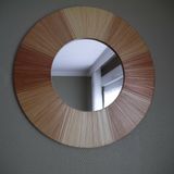 Miroirs - Miroir en marqueterie de paille - L'ATELIER DES CREATEURS