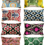 Cushions - CUSHION IKAT (velvet/silk) - NADIA DAFRI PARIS