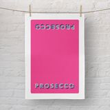 Tea towel - Tea towel - Prosecco - Tray - JAMIDA OF SWEDEN
